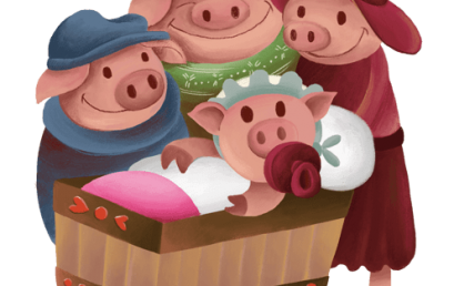 DIPL. GLUMCI AKADEMIJE PREMIJERNO U DEČIJOJ PREDSTAVI “ČETIRI PRASETA” U POZORIŠTU “PUŽ”