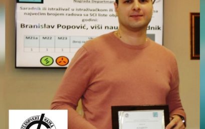 GODIŠNJA NAGRADA FTN-a PROF. DR BRANISLAVU POPOVIĆU