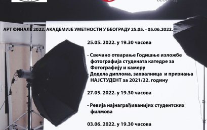 DOBRODOŠLI NA ART FINALE 2022. OD 25.05. – 05.06. 2022. U JUGOSLOVENSKU KINOTEKU