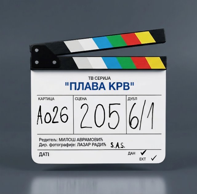 SNIMANJE NOVE SERIJE “PLAVA KRV”  U REŽIJI MILOŠA AVRAMOVIĆA